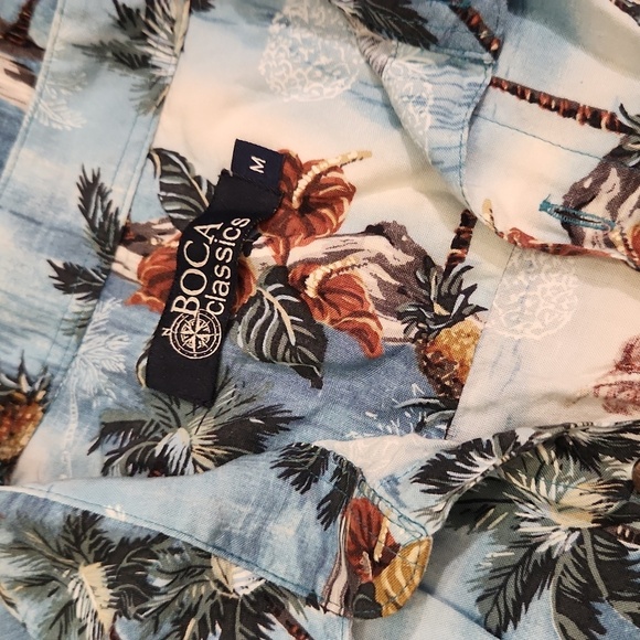 Boca Hawaiian button down - Picture 2 of 4